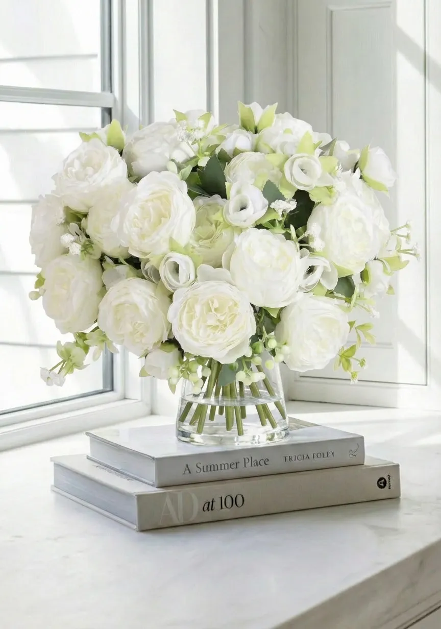 Artificial Peonies Flowers