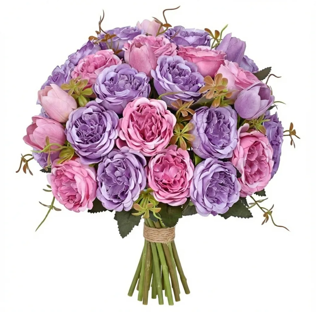 Artificial Peonies Flowers