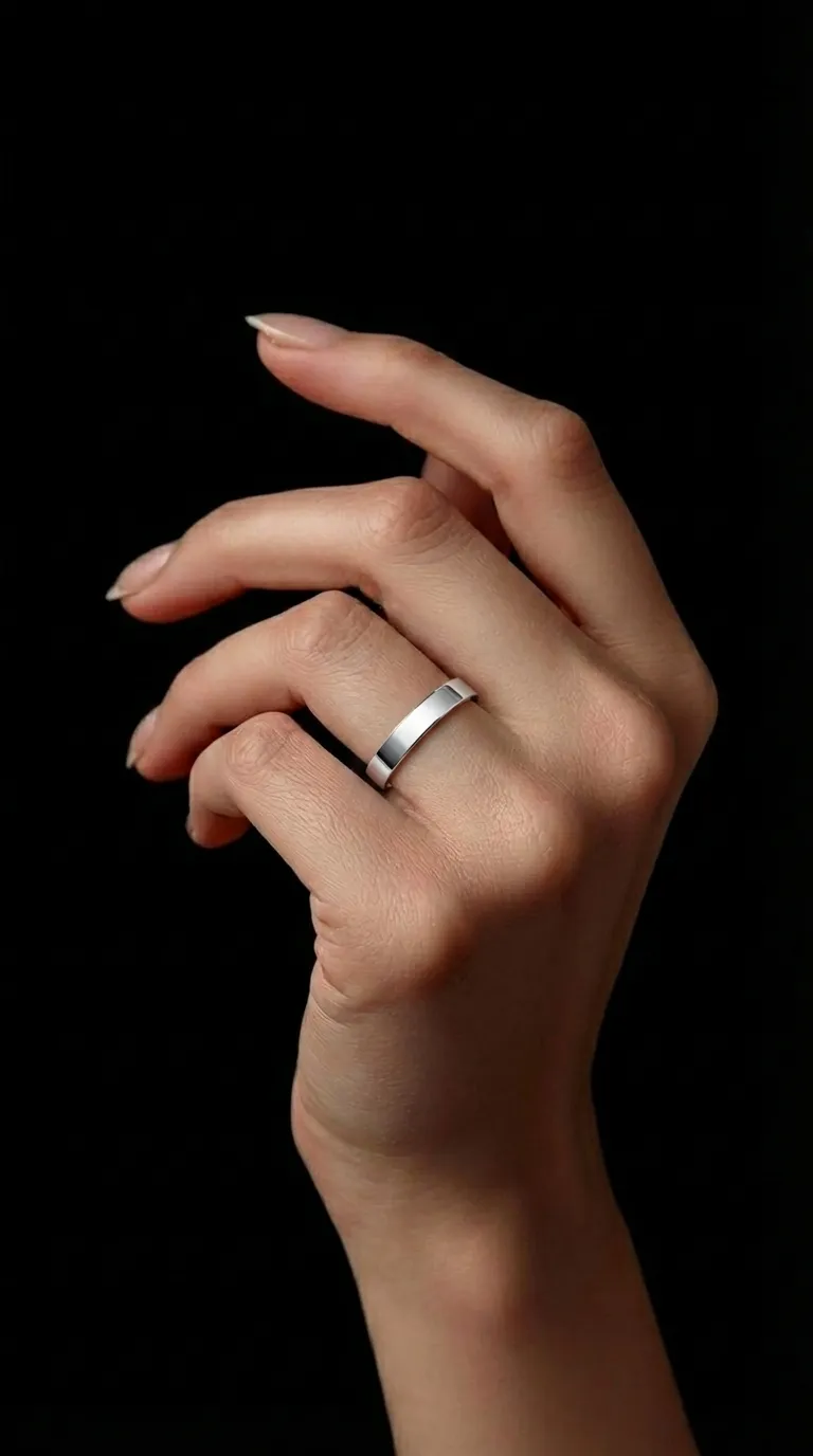 Female Stainless Band Ring