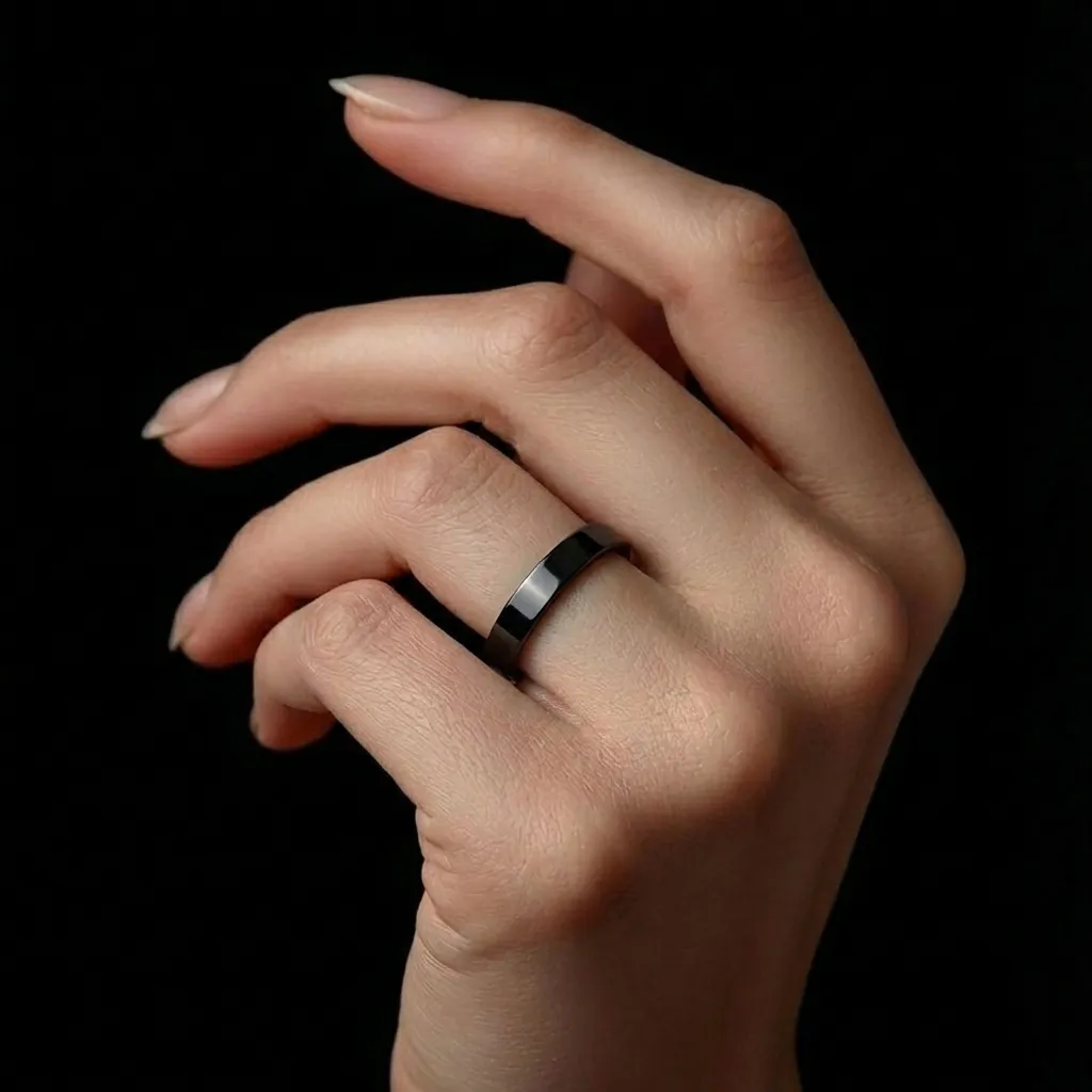 Female Stainless Band Ring