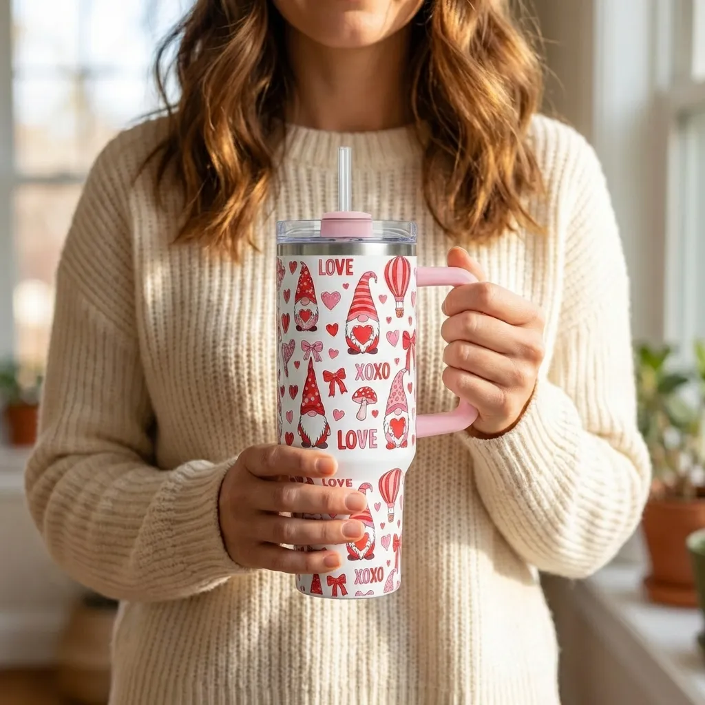 Love Themed Tumbler, Valentines Gift