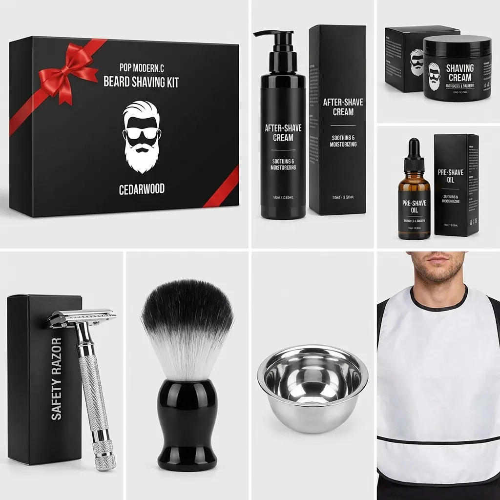 Shaving Kit For Men Gift Box Valentines Day,Birthday Gift