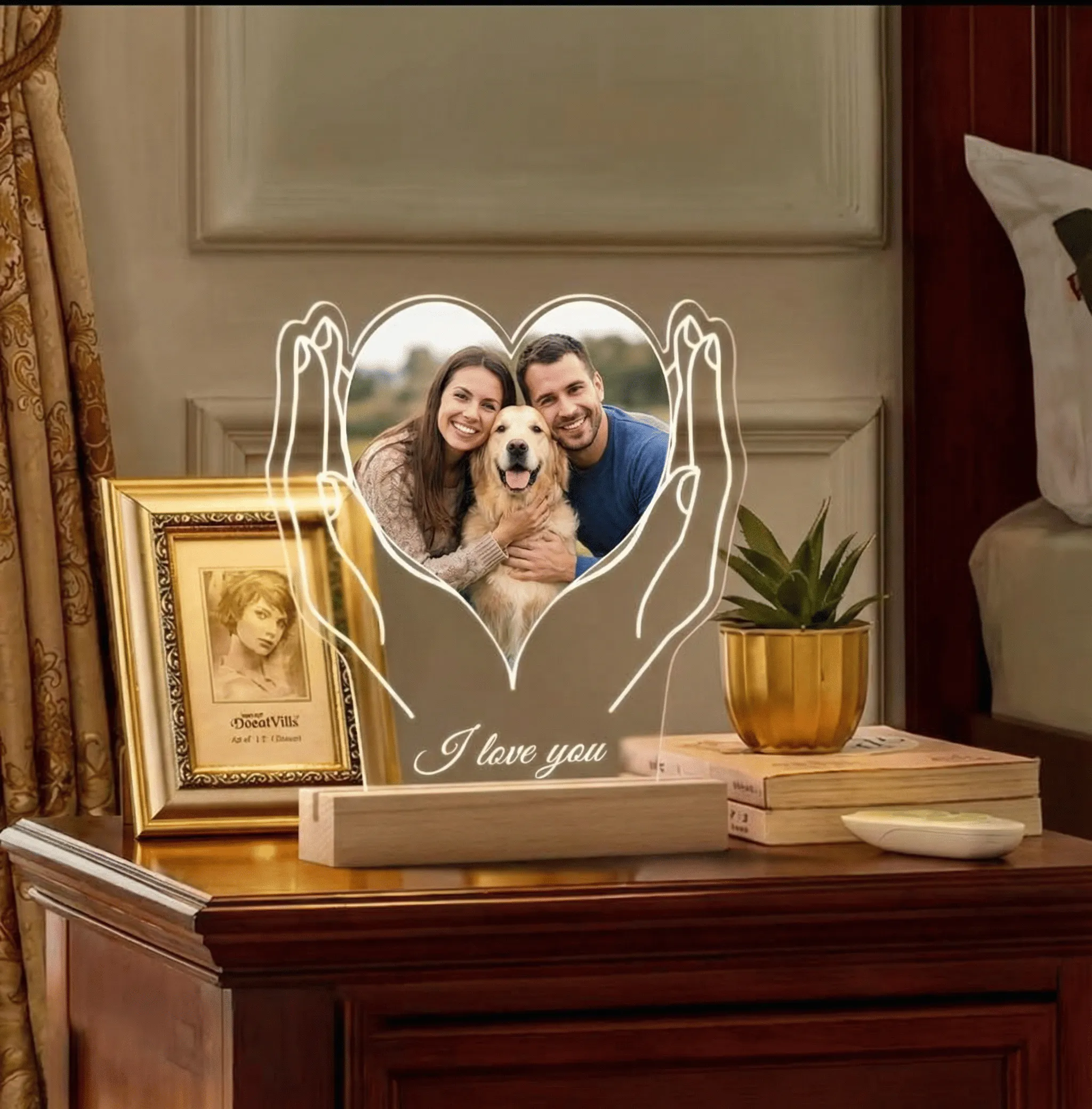 Customized Frame With Light