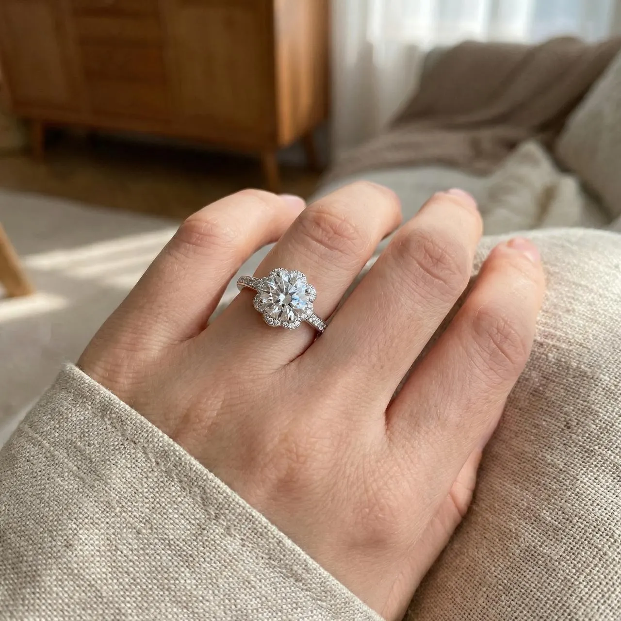 Adjustable Female Engagement Ring