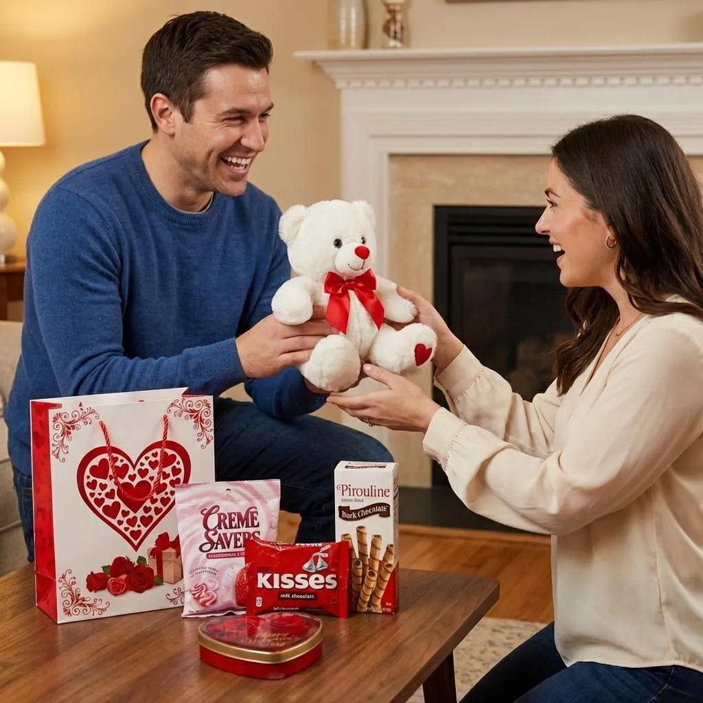 Valentines Day Gift Basket Set