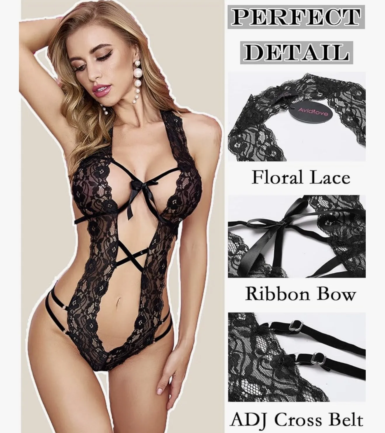 Lingerie Lace Bodysuit