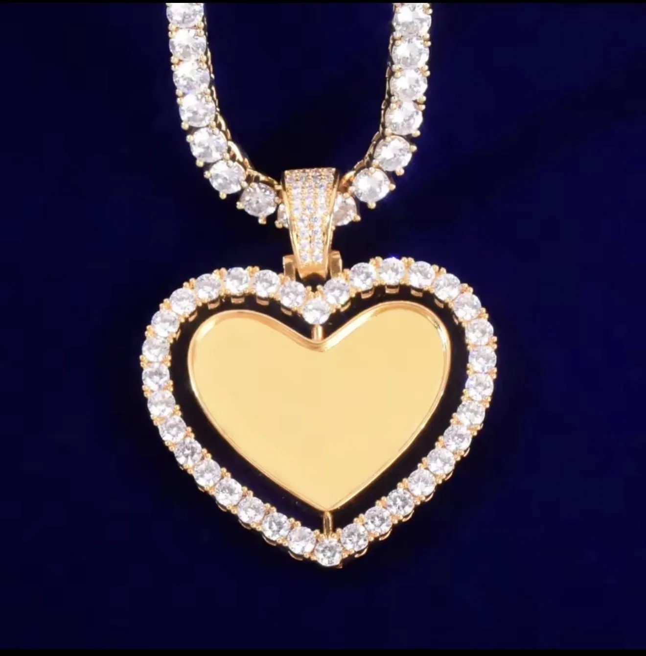 Customized Two Photo Necklace