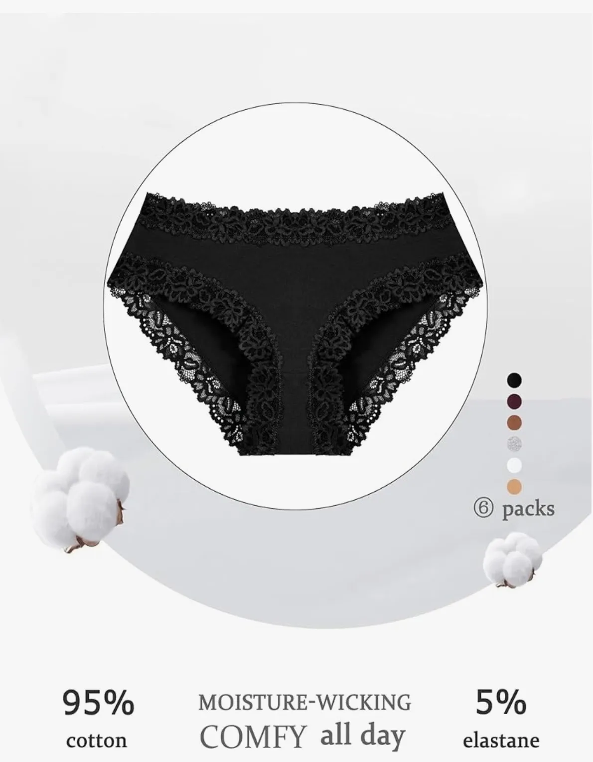 6ct Female Panties