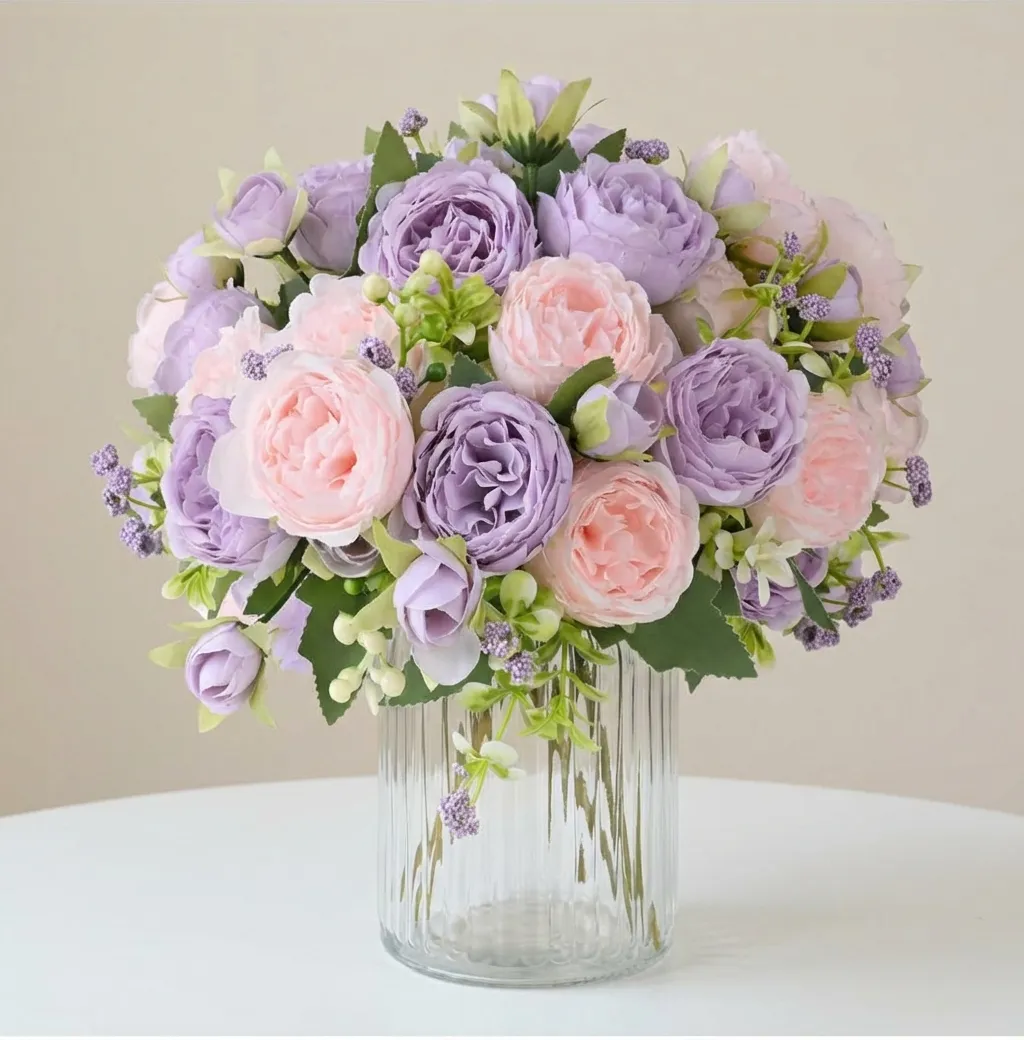 Artificial Peonies Flowers