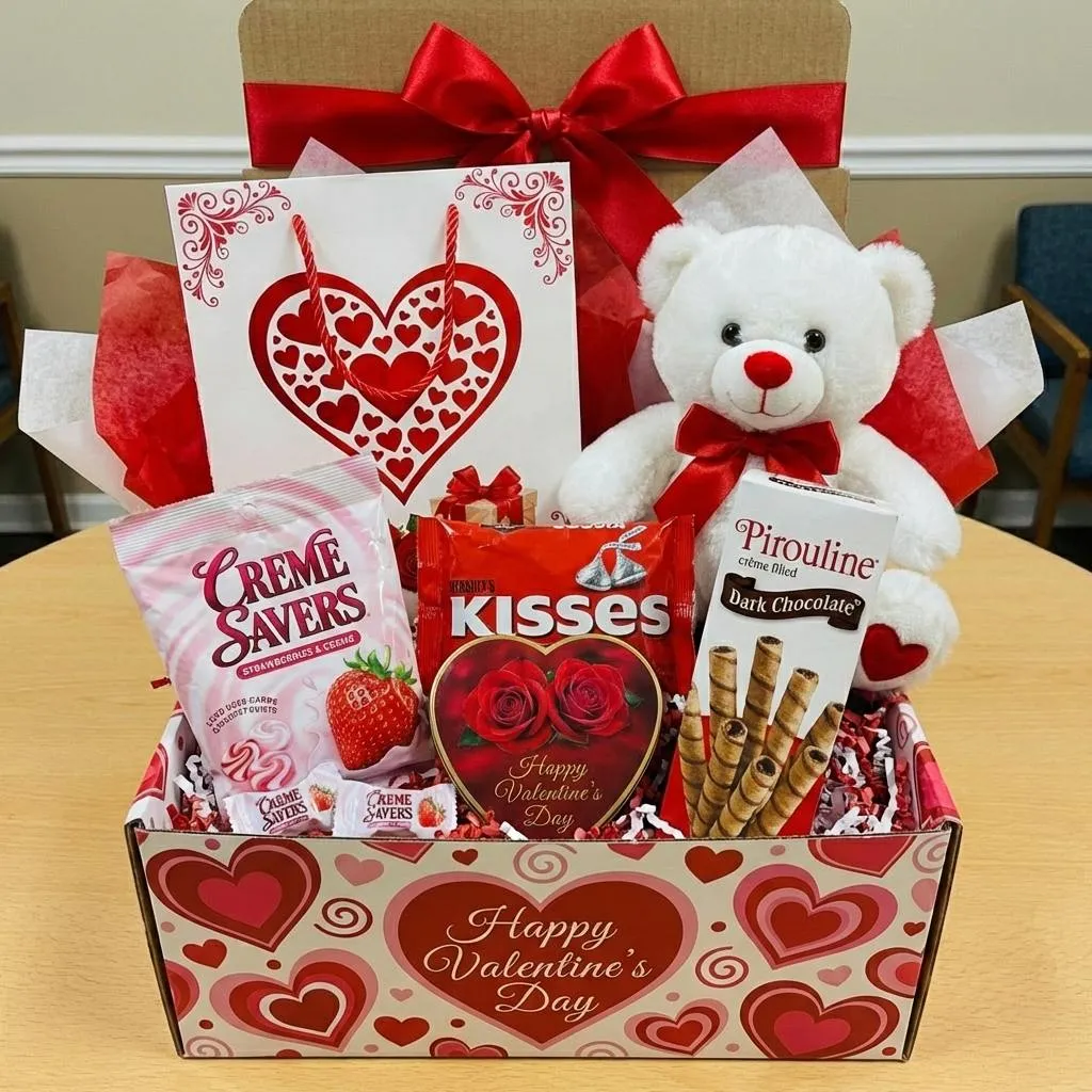 Valentines Day Gift Basket Set
